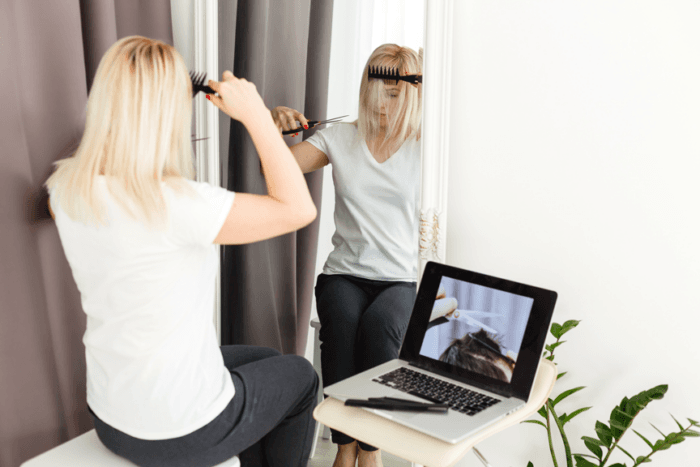 Just say no to boredom bangs. 