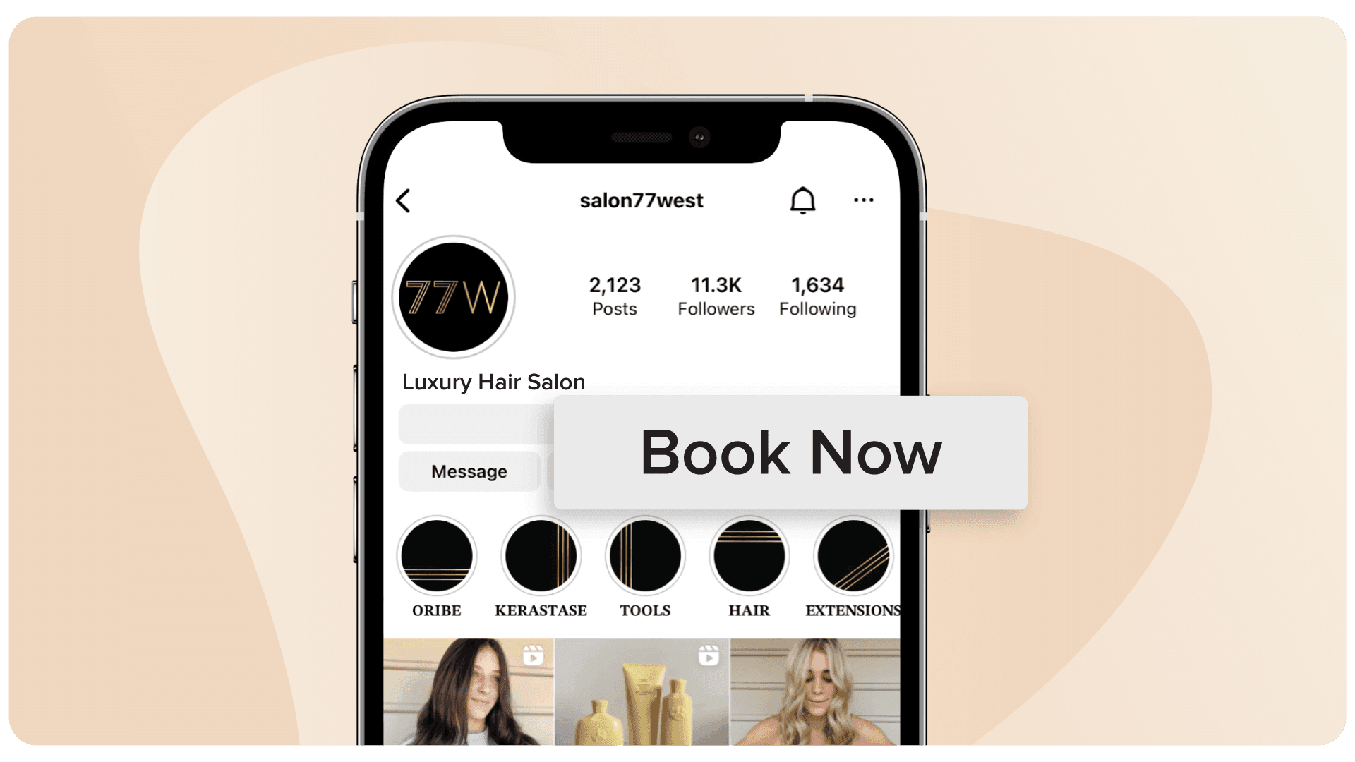 Instagram Book Button