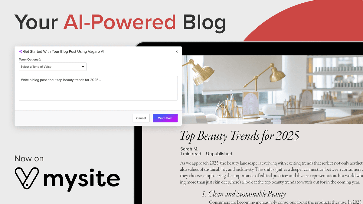 Create a Blog on MySite