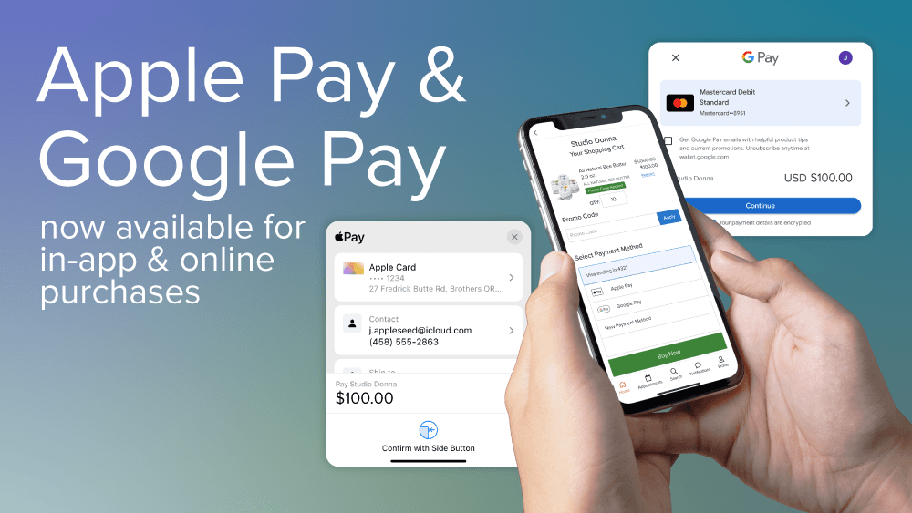 Accept Google & Apple Pay Online