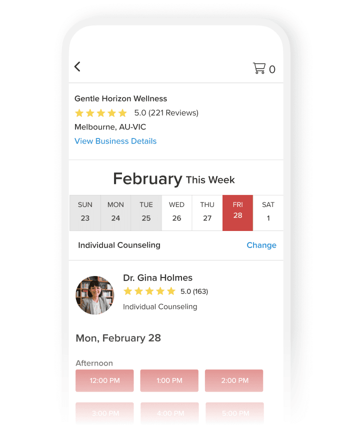 Patient-friendly online booking, 24/7