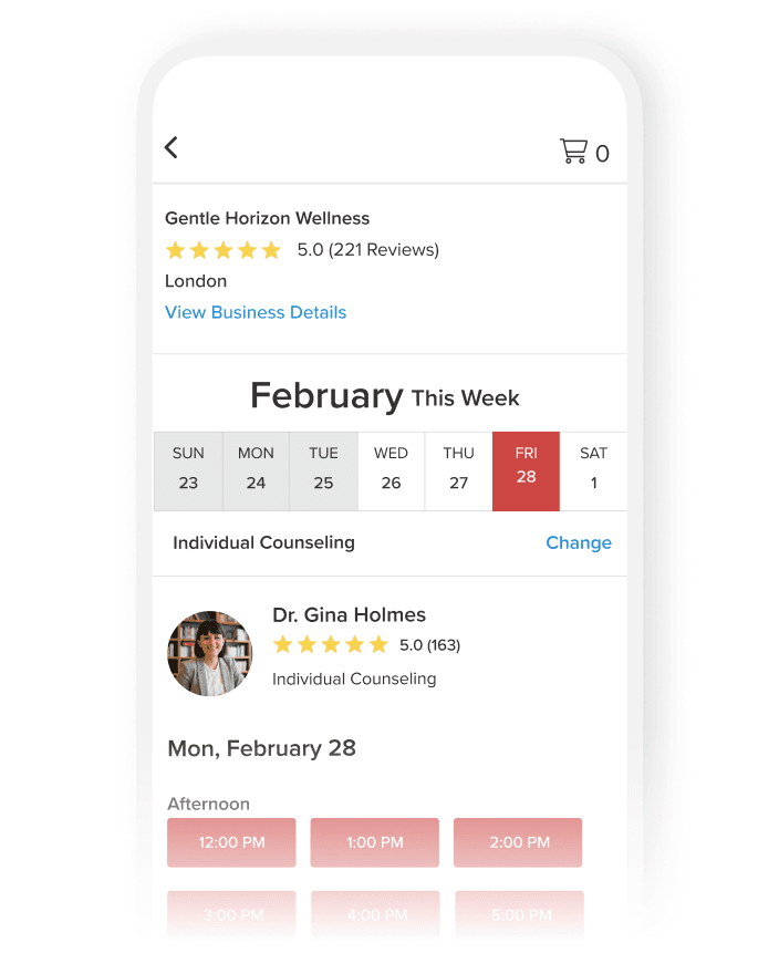 Patient-friendly online booking, 24/7