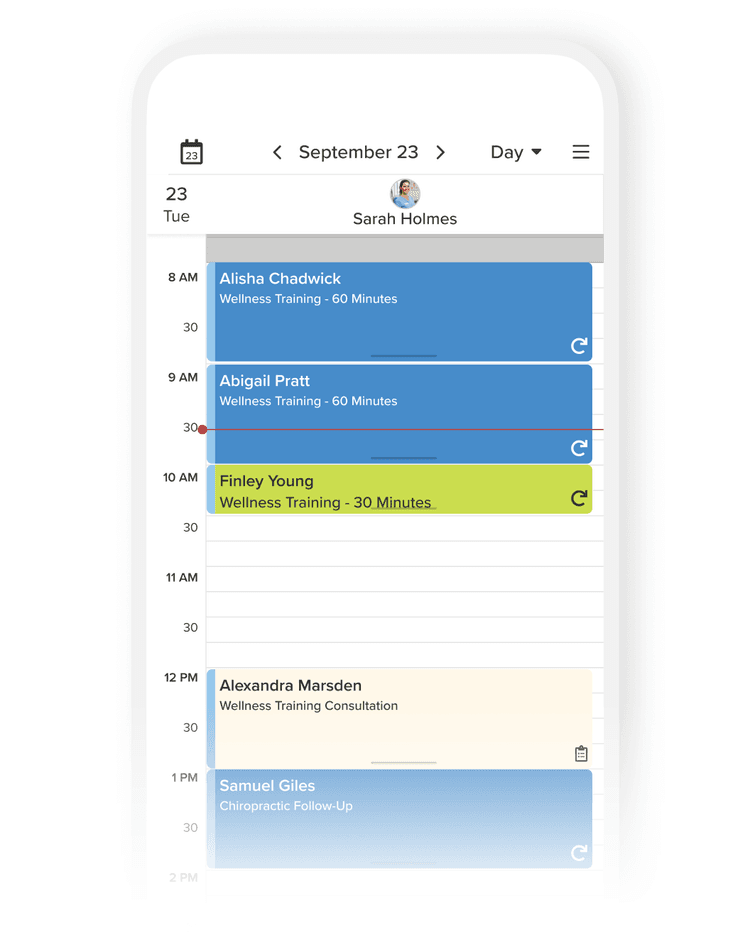 Streamlined scheduling for your PT practice