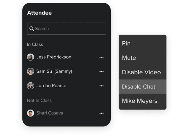 Manage your audience