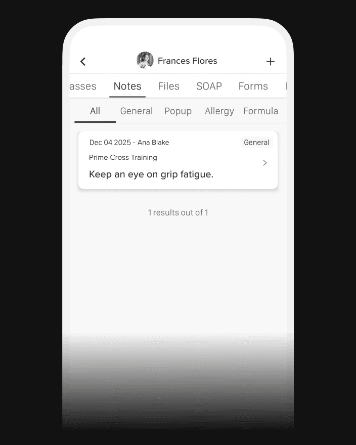 Track member progress