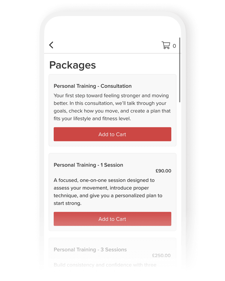 Training packages that secure revenue