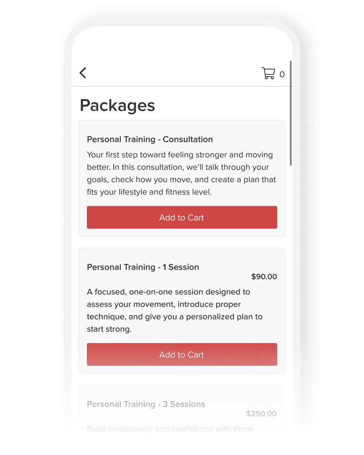 Training packages that secure revenue