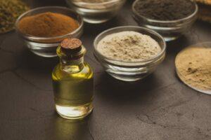 Ayurvedic oils, herbs and spices