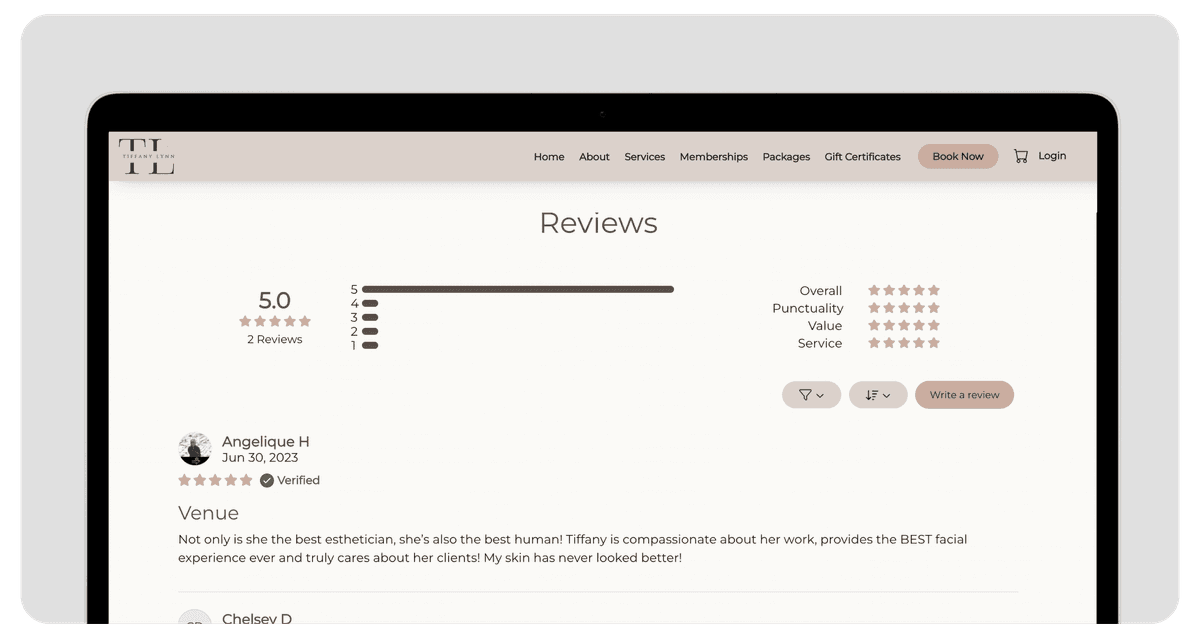 Update to the Review and Review Summary Components