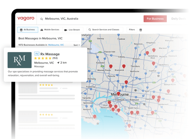 Put your massage business on the map