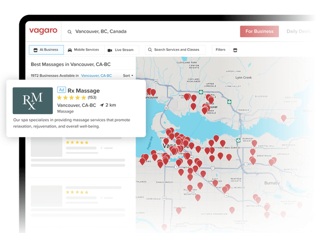 Put your massage business on the map