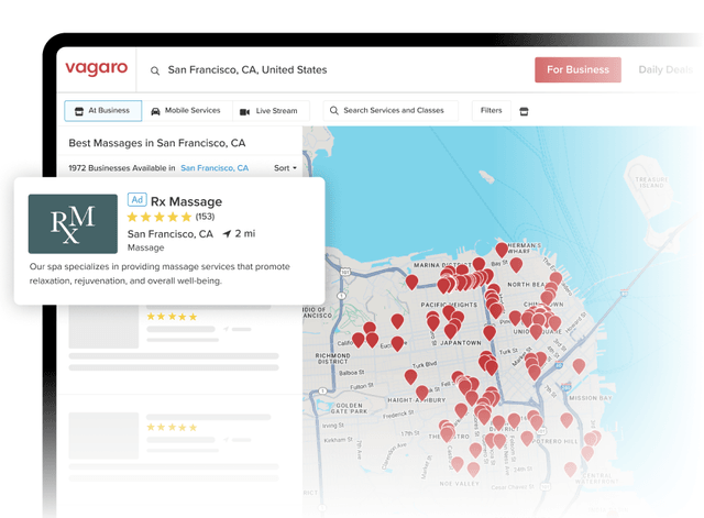 Put your massage business on the map