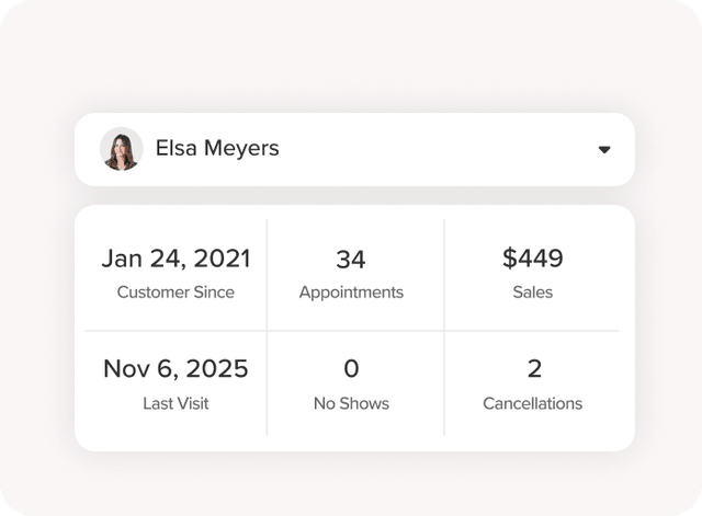 Easy access to client info