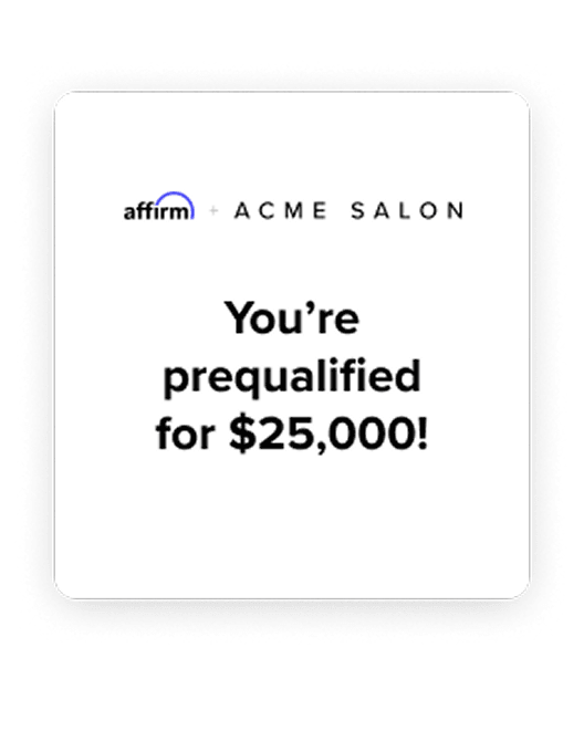 Drive bigger sales with options up to $30K