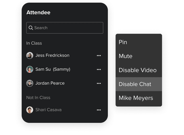 Manage your audience